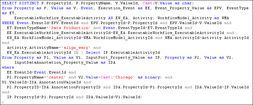 SQL SELECT for Query 8